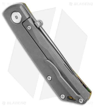 Real Steel Luna Boost Frame Lock Knife Toxic Fat Carbon (2.75" Stonewash) 5 Real Steel Luna Boost Frame Lock Knife Toxic Fat Carbon (2.75" Stonewash) - Image 3