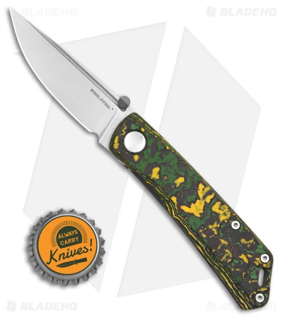 Real Steel Luna Boost Frame Lock Knife Toxic Fat Carbon (2.75" Stonewash) 6 Real Steel Luna Boost Frame Lock Knife Toxic Fat Carbon (2.75" Stonewash) - Image 4