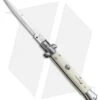 SKM 9" Italian Stiletto Automatic Knife Sim Ivory (3.8" Satin Bayonet)