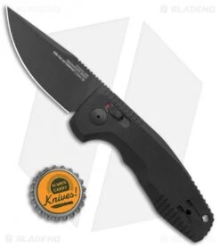 SOG Knives SOG-TAC AU Compact Automatic Knife Black (3" Black) 9 SOG Knives SOG-TAC AU Compact Automatic Knife Black (3" Black) -Knife Discount Store SOG Knives SOG TAC AU Compact Auto Black Black 15 38 07 57 BHQ 119252 jr bottlecap