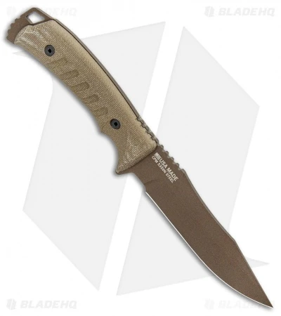 SOG Pillar Limited Fixed Blade Canvas Micarta (5" Bronze Cerakote) 4 SOG Pillar Limited Fixed Blade Canvas Micarta (5" Bronze Cerakote) - Image 2