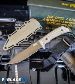 SOG Pillar Limited Fixed Blade Canvas Micarta (5" Bronze Cerakote) 11 SOG Pillar Limited Fixed Blade Canvas Micarta (5" Bronze Cerakote) -Knife Discount Store SOG Pillar Limited Fixed Blade Canvas Micarta Bronze Cerakote BHQ 94232 kp gun web