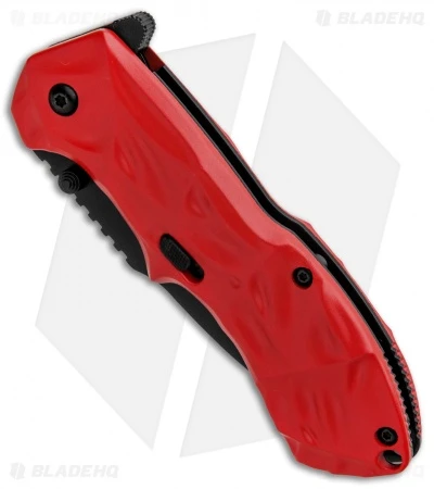 Smith & Wesson Black Ops 3 Red A/O Knife (3.35" Black Serr) SWNKD 4 Smith & Wesson Black Ops 3 Red A/O Knife (3.35" Black Serr) SWNKD - Image 2