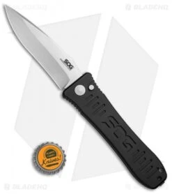 SOG Spec Elite II Automatic Knife (4" Satin) SE-61 -Knife Discount Store Sog spec elite ii large SE 61 BHQ 8484 dl size