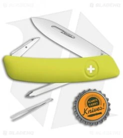 Swiza D02 Swiss Pocket Knife Yellow (3" Satin) -Knife Discount Store Swiza D02 Swiss Yellow Satin SZA201080 BHQ 87484 jr bottlecap