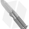 Terrain 365 Balisong Terravantium Butterfly Knife Titanium (2" Bead Blast) -Knife Discount Store Terrain 365 Balisong Terravantium Ti BB BHQ 101862 jr