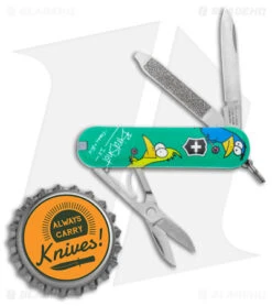 Victorinox Classic SD Swiss Army Knife Blade HQ/Frankie & Bird Exclusive Green -Knife Discount Store Victorinox Classic SD Swiss Army Knife Blade HQ Frankie and Bird Exclusive Green BHQ 147743 jr bottlecap