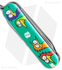 Victorinox Classic SD Swiss Army Knife Blade HQ/Frankie & Bird Exclusive Green -Knife Discount Store Victorinox Classic SD Swiss Army Knife Blade HQ Frankie and Bird Exclusive Green BHQ 147743 jr side