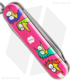 Victorinox Classic SD Swiss Army Knife Blade HQ/Frankie & Bird Exclusive - Pink -Knife Discount Store Victorinox Classic SD Swiss Army Knife Blade HQ Frankie and Bird Exclusive Pink BHQ 147744 jr side