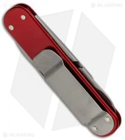 Victorinox Swiss Army Knife Money Clip Red Alox 53739 -Knife Discount Store Victorinox Swiss Army Money Clip Red Alox 53739 BHQ 2850 jr side