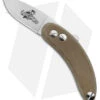 Woods Monkey By LT. Wright Banana Peel Drop Point 1/4 Green Micarta (2.5" Satin) -Knife Discount Store Woodsmonkey Banana Peel LT Wright 1 4th Green Micarta Handle DP BHQ 174140 jr