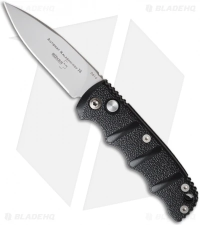 Boker Mini Kalashnikov Automatic Knife Black (2.5" D2 Bead Blast) 3 Boker Mini Kalashnikov Automatic Knife Black (2.5" D2 Bead Blast)