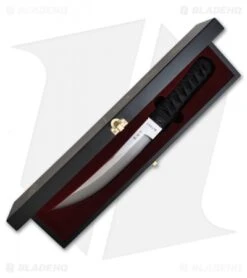 CRKT Shinbu Fixed Blade Tanto Combat Knife (9.25" Satin) 2915N -Knife Discount Store crkt 2915 shinbu case open