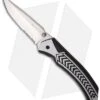 CRKT Lift Off Stainless Steel Spring Assisted Knife (3.5" Satin Serr) 6835 -Knife Discount Store crkt 6835 lift off