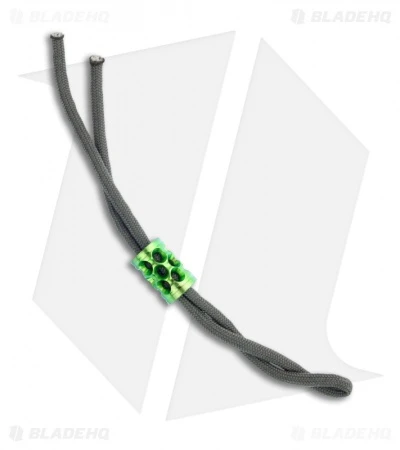 Gray Precision Titanium Monster Lantern Bead Lanyard Pull (Toxic Green) 4 Gray Precision Titanium Monster Lantern Bead Lanyard Pull (Toxic Green) - Image 2