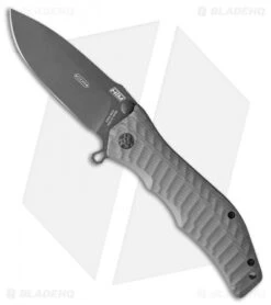 HTM Darrel Ralph Large Gun Hammer Torpedo Spring Assisted Knife GRY (3.8" Black)