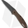 Kershaw Leek Assisted Opening Knife Brown (3" Black) Elmax 1660SWBRN