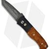 Emerson Protech Custom CQC-7 Desert Ironwood Automatic Knife (3.25" Damascus) 1 Emerson Protech Custom CQC-7 Desert Ironwood Automatic Knife (3.25" Damascus) -Knife Discount Store protech e713 diw emerson protech damascus ironwood