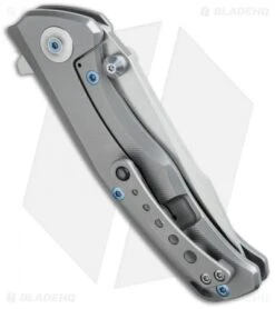 Reate Knives Torrent Flipper Frame Lock Knife Titanium (3.625" Satin/SW) RWL-34 -Knife Discount Store reate knives torrent flipper frame lock ti side cm