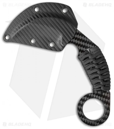 Schwartz Tactical Vengeance Karambit Fixed Blade Knife CF (2.75" CF/Ti) 4 Schwartz Tactical Vengeance Karambit Fixed Blade Knife CF (2.75" CF/Ti) - Image 2