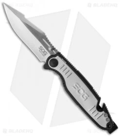 SOG Boot Camp Mini Spring Assisted Knife (3.25" Satin) BCP101