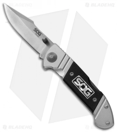 SOG Fielder Mini Spring Assisted Knife (2.75" Satin) FF3302 3 SOG Fielder Mini Spring Assisted Knife (2.75" Satin) FF3302