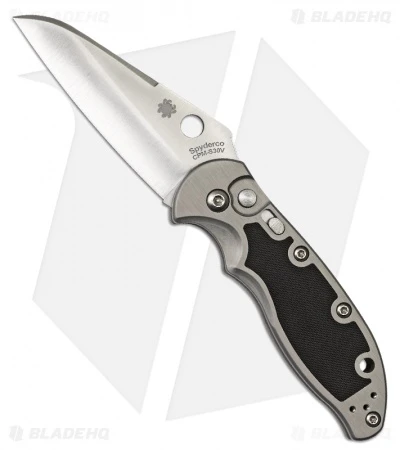 Spyderco Embassy Automatic Knife (3.13" Satin Plain) C121P 3 Spyderco Embassy Automatic Knife (3.13" Satin Plain) C121P