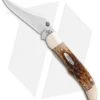 Case Kickstart Mid-Folding Hunter Assisted Knife Jigged Amber Bone (61265AC SS)