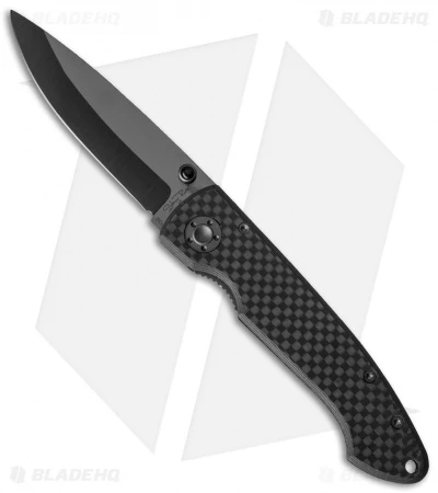 Stone River Ceramic Liner Lock Knife Carbon Fiber (3" Black) SRG2CFB 3 Stone River Ceramic Liner Lock Knife Carbon Fiber (3" Black) SRG2CFB