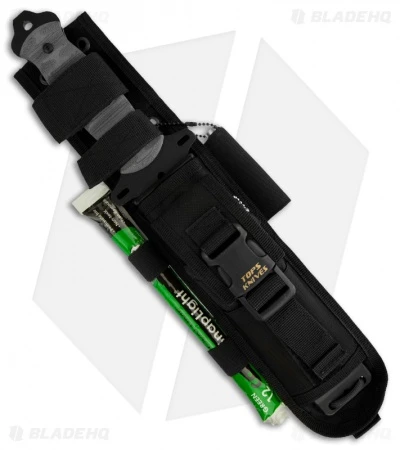 Tops Knives Survival Tactical 7 Knife W/ RMT Micarta (7" Black) SURV-TAC 7 RMT 4 Tops Knives Survival Tactical 7 Knife W/ RMT Micarta (7" Black) SURV-TAC 7 RMT - Image 2