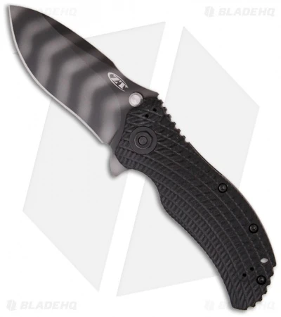 Zero Tolerance 0303 Assisted Opening Knife Black G-10 (3.75" Tiger Stripe) ZT 3 Zero Tolerance 0303 Assisted Opening Knife Black G-10 (3.75" Tiger Stripe) ZT